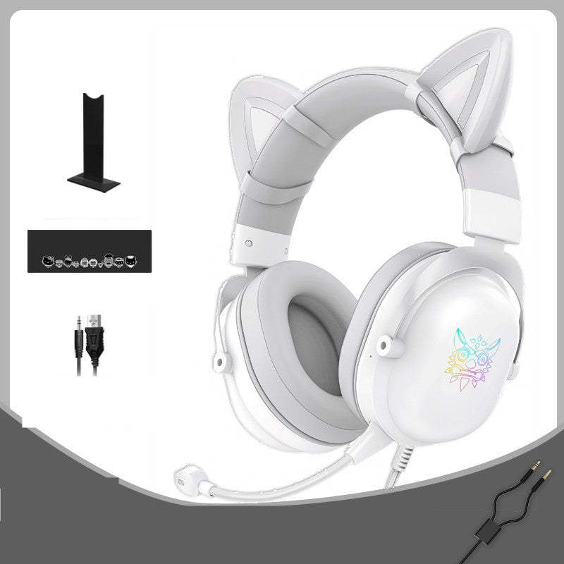 Girls Gaming Headphones ( Cat Ears )