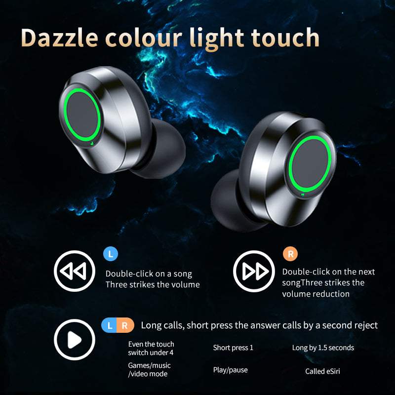 Bluetooth Ear Buds W/ Digital Display
