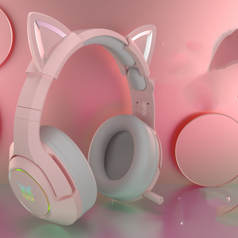 Girls Gaming Headphones ( Cat Ears )