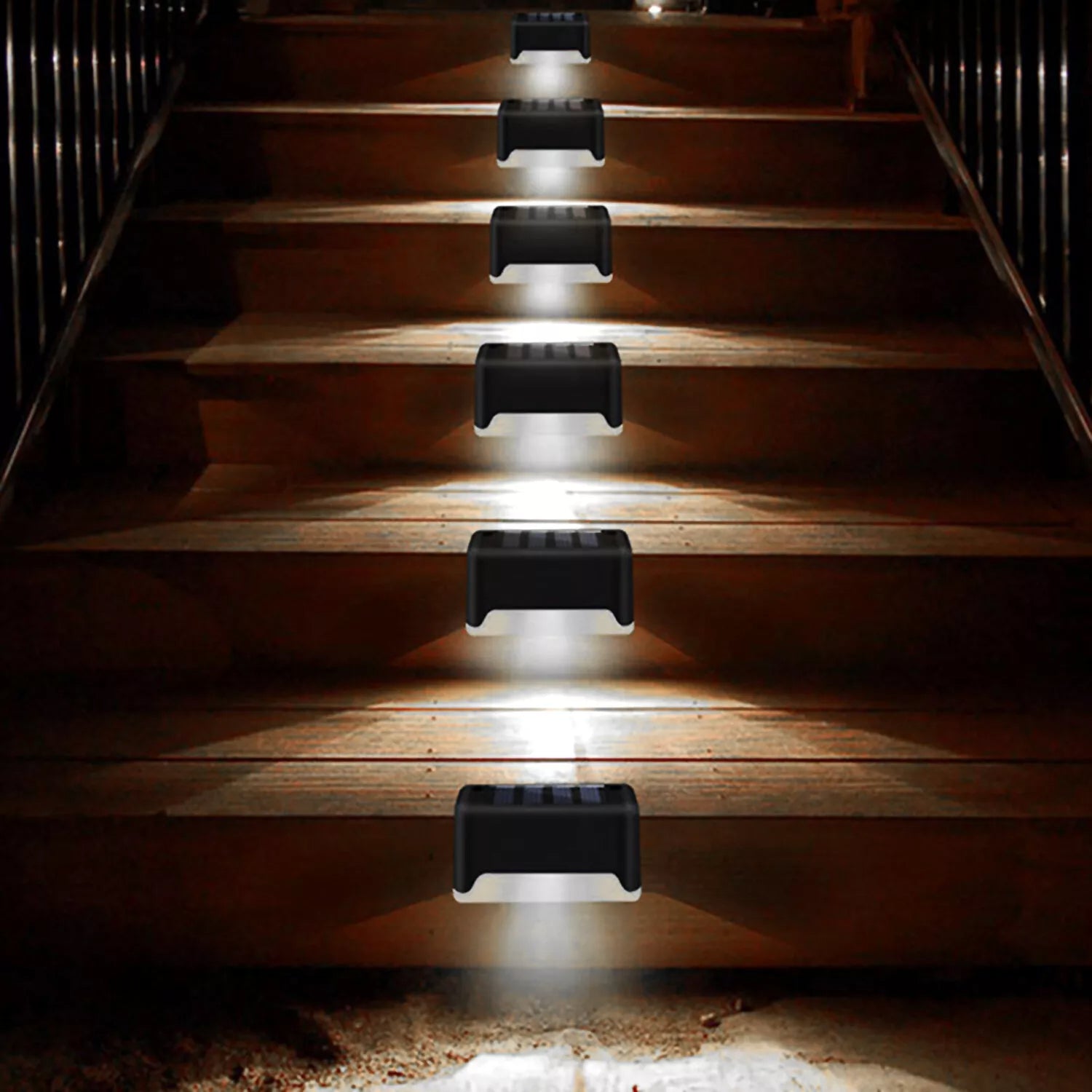 4 LED Deck Lights ( Solar )