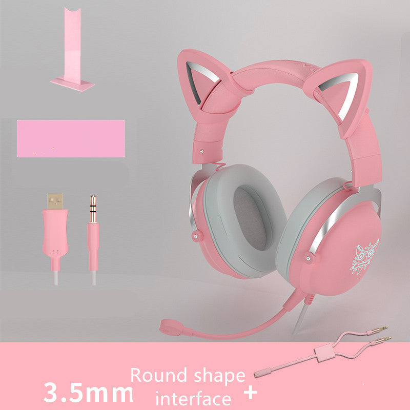 Girls Gaming Headphones ( Cat Ears )
