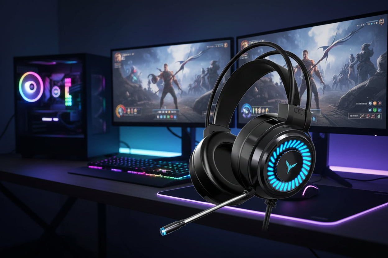 King G60 Gaming Headphones Gaming Wired 7.1 Channel Eating Chicken Desktop Computer Notebook Headset