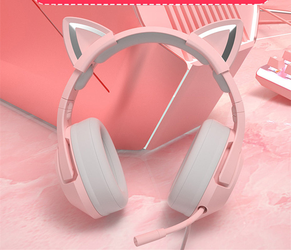 Girls Gaming Headphones ( Cat Ears )