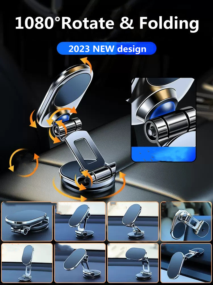 Rotate Metal Magnetic Car Phone Holder ( Universal )