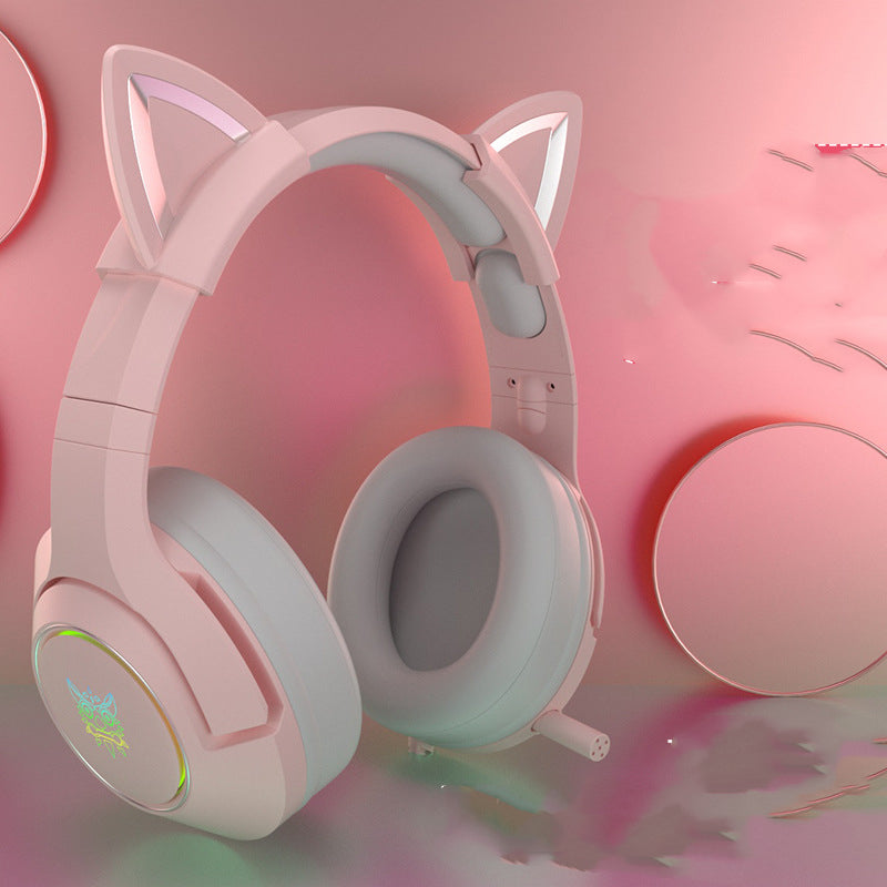 Girls Gaming Headphones ( Cat Ears )