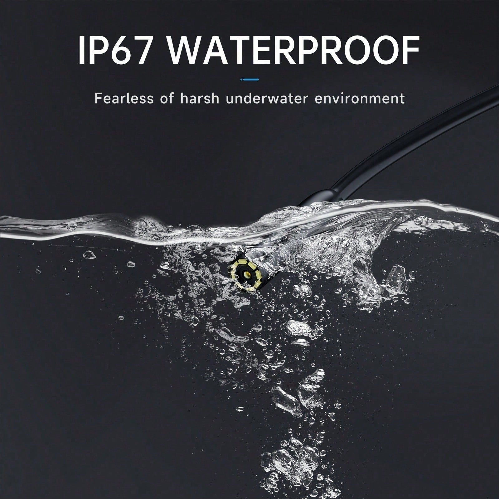 4.3 Inch Dual Lenses Endoscope Camera With Light