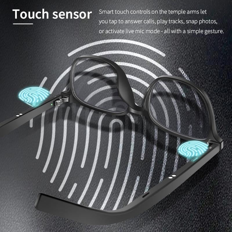 NeoLens AI Audio Glasses – Magnetic Smart Lenses, 8H Playtime