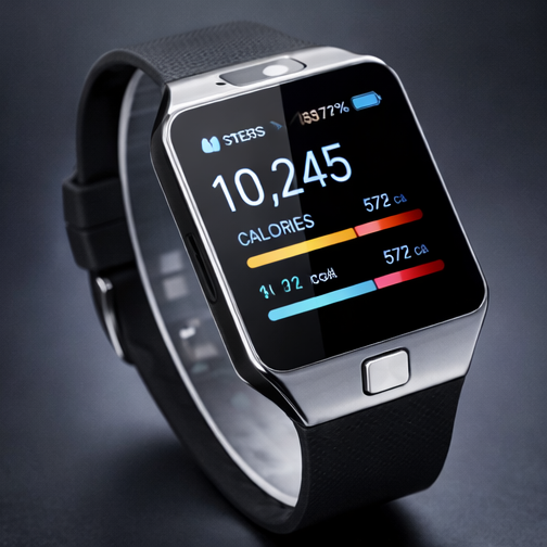 WristHub Ultra – Bluetooth Smartwatch for Android Calls & Fitness