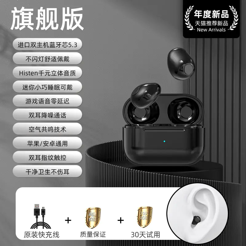 EchoMini Stealth – Invisible True Wireless Earbuds
