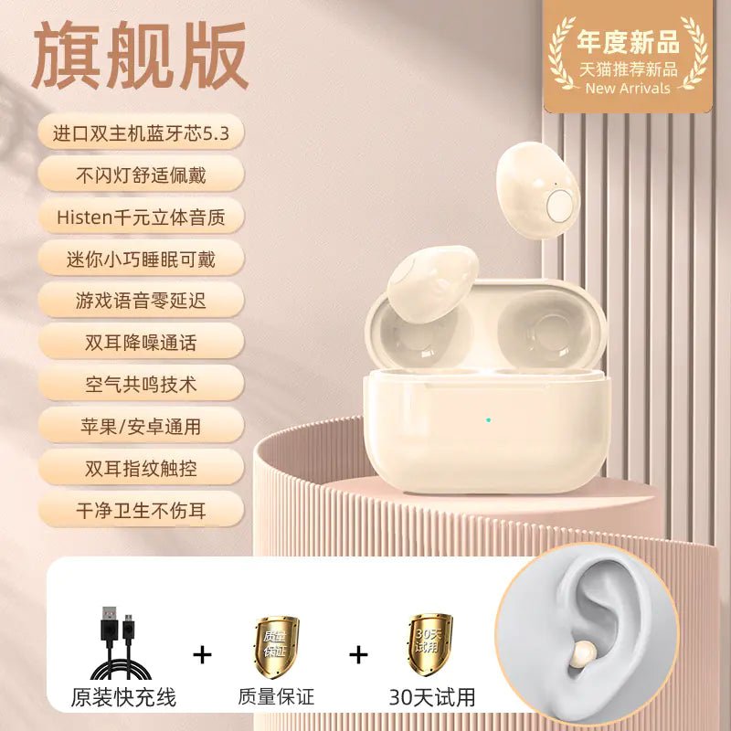 EchoMini Stealth – Invisible True Wireless Earbuds