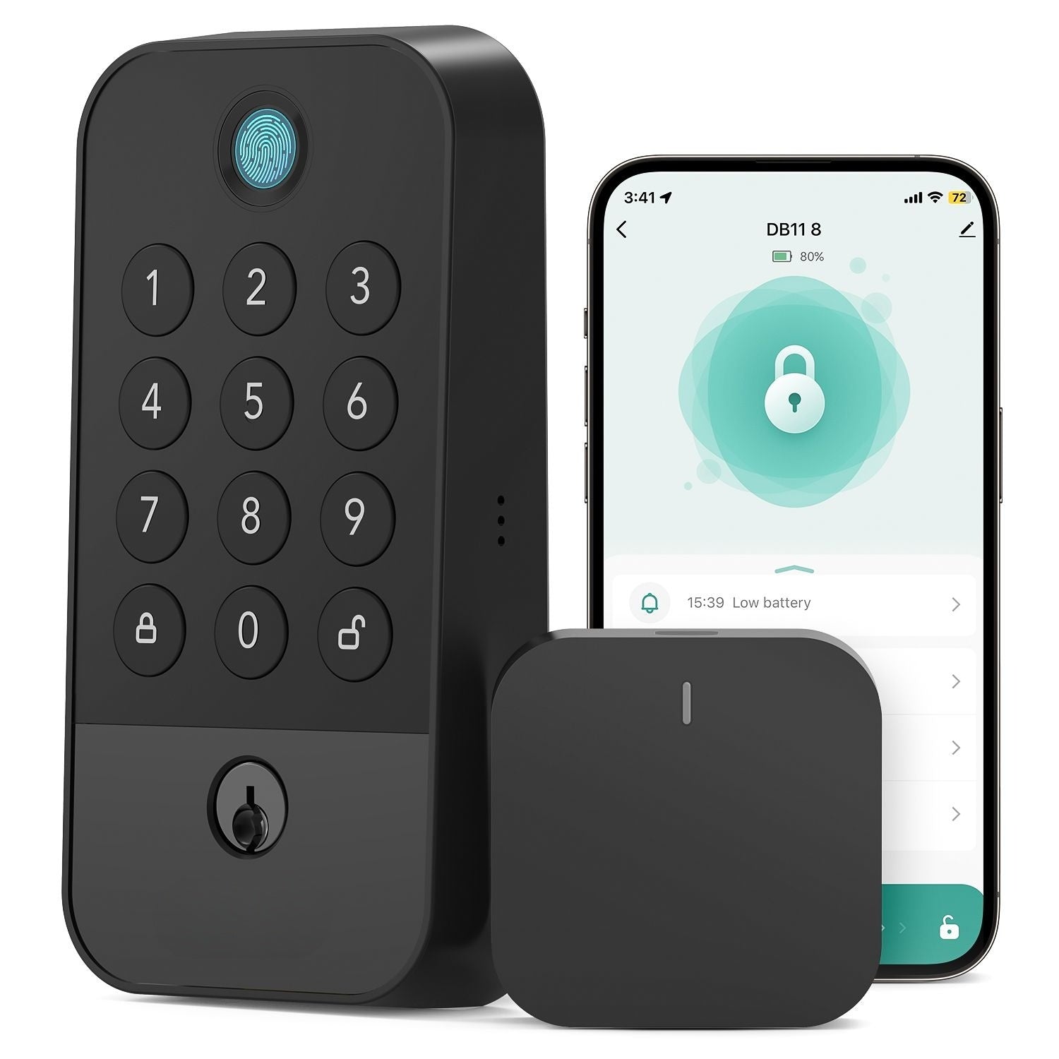 Smart Door Lock W/ Fingerprint, Keypad & Code Entry
