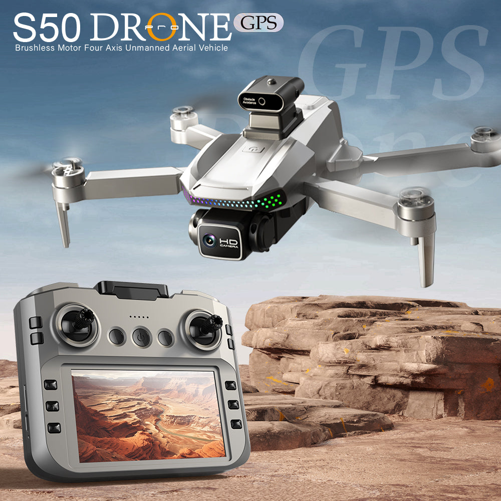 SkyMaster Pro – GPS Drone with 4.5" Screen & Dual Batteries