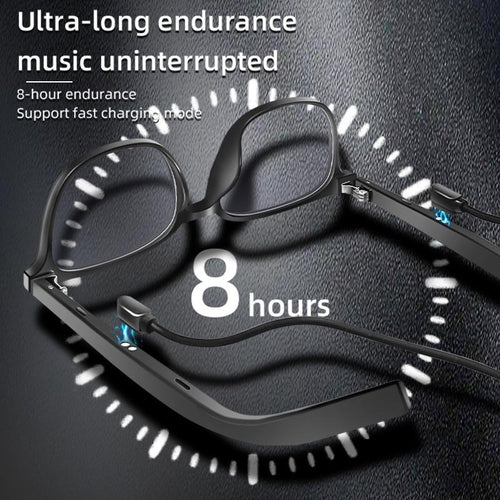 AudioVision Pro – Smart Audio Glasses with Swappable Lenses
