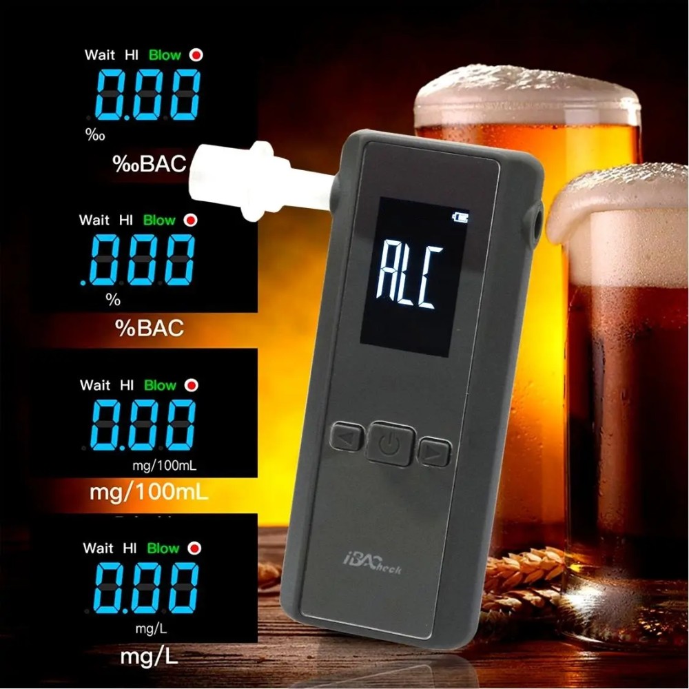 SafeDrive Pro – Portable Breathalyzer Tester