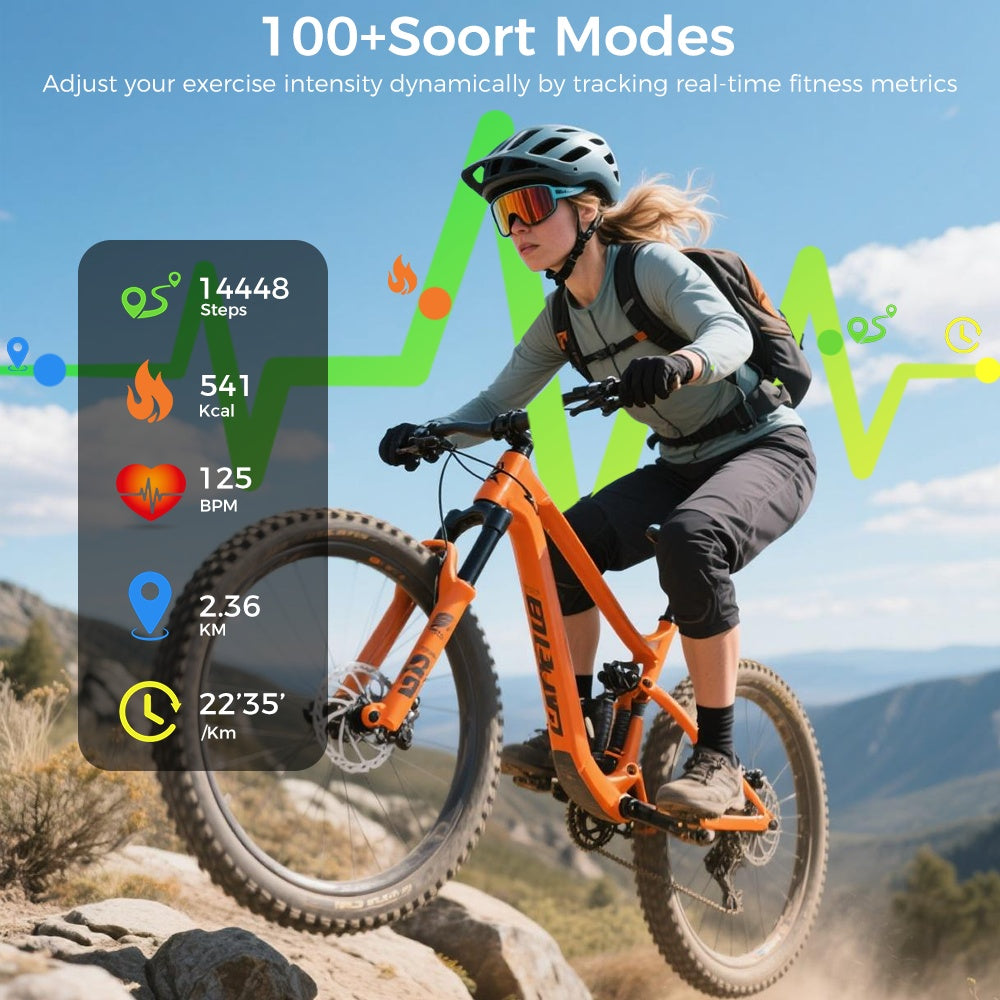 Bluetooth Smart Watch HD W/ Fitness Tracker ( Waterproof )