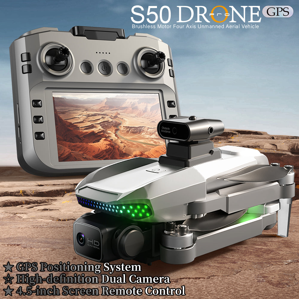 SkyMaster Pro – GPS Drone with 4.5" Screen & Dual Batteries