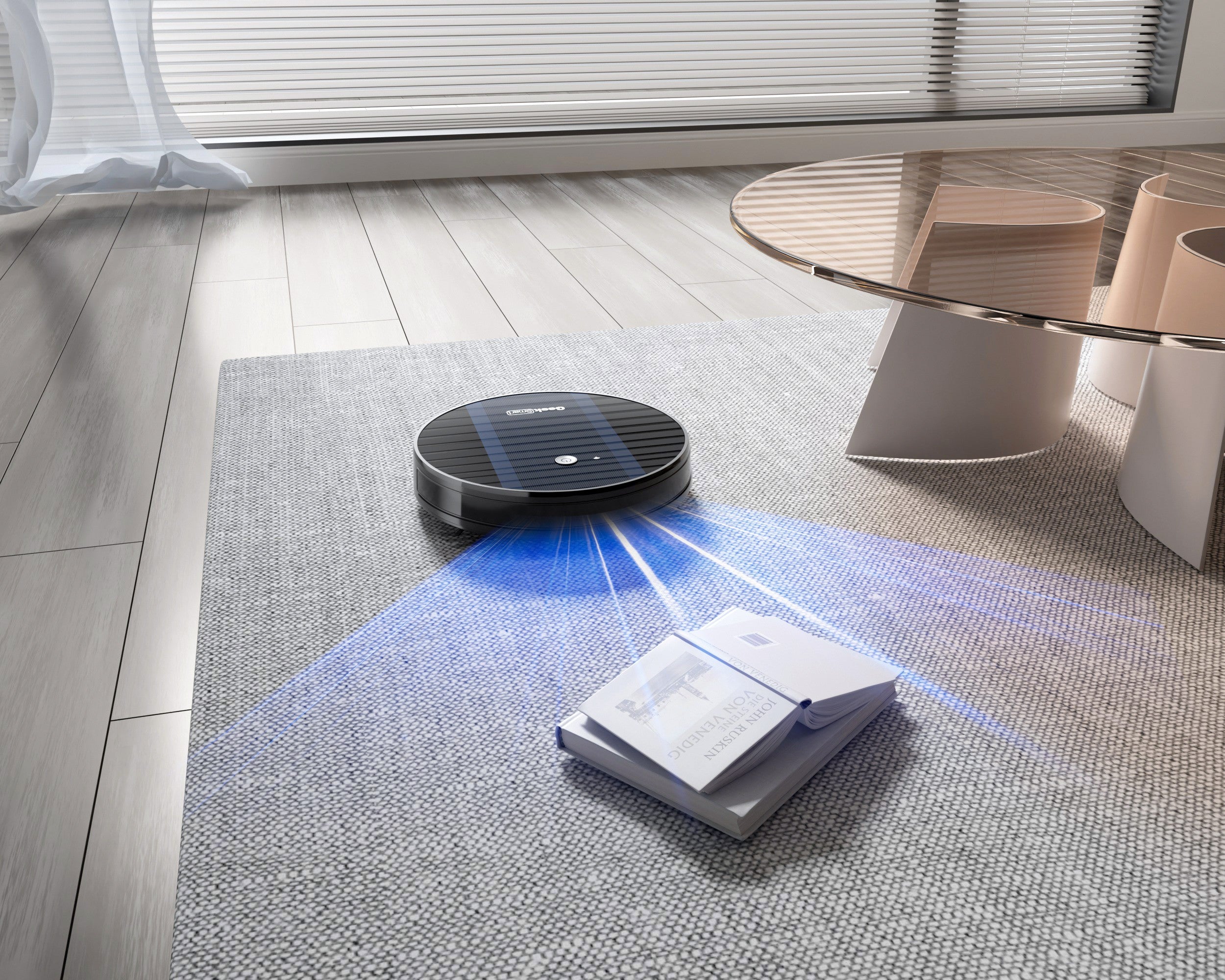 Geek Smart Robot Vacuum Cleaner ( Ultra-Thin )