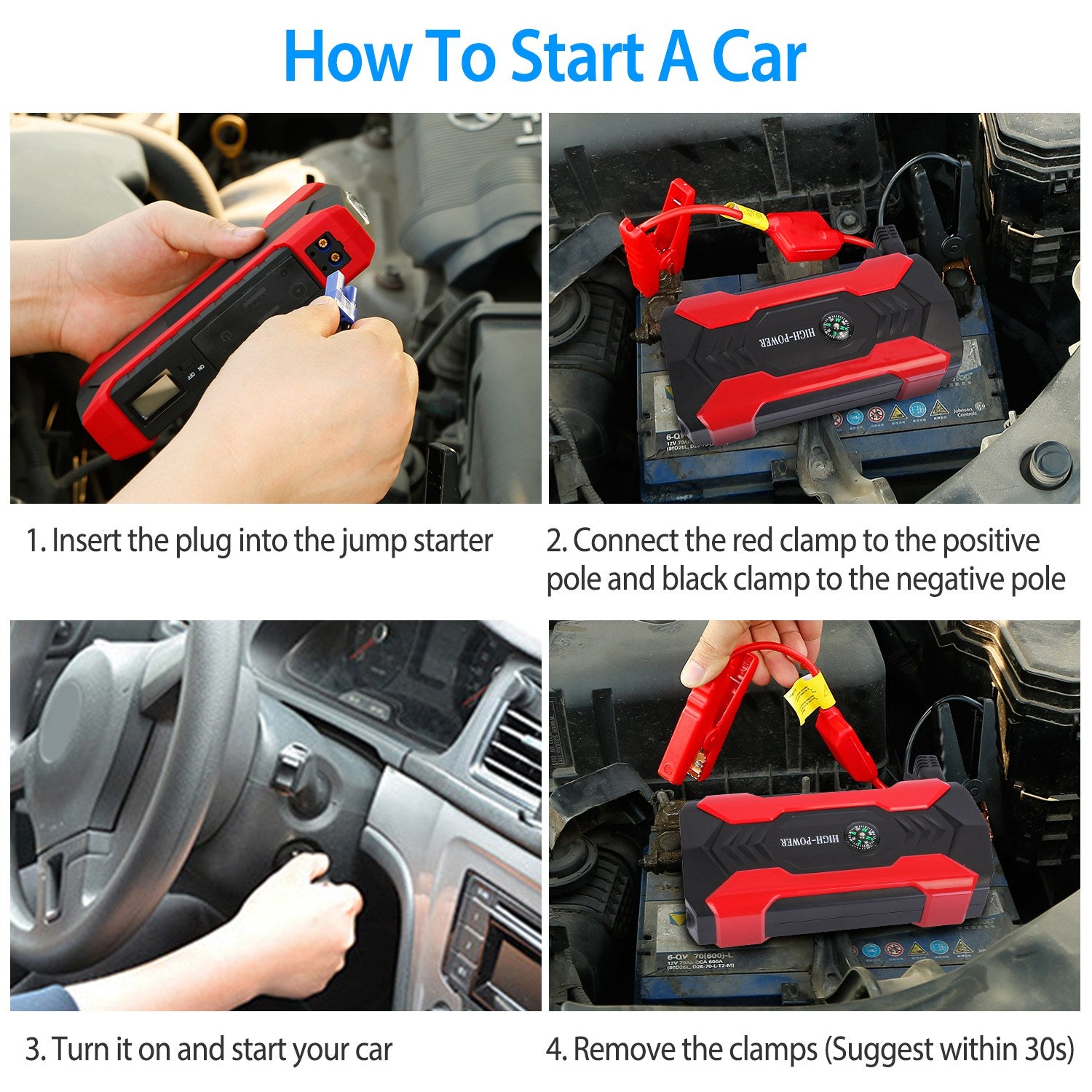 Multi-purpose Portable Instant Jump Starter