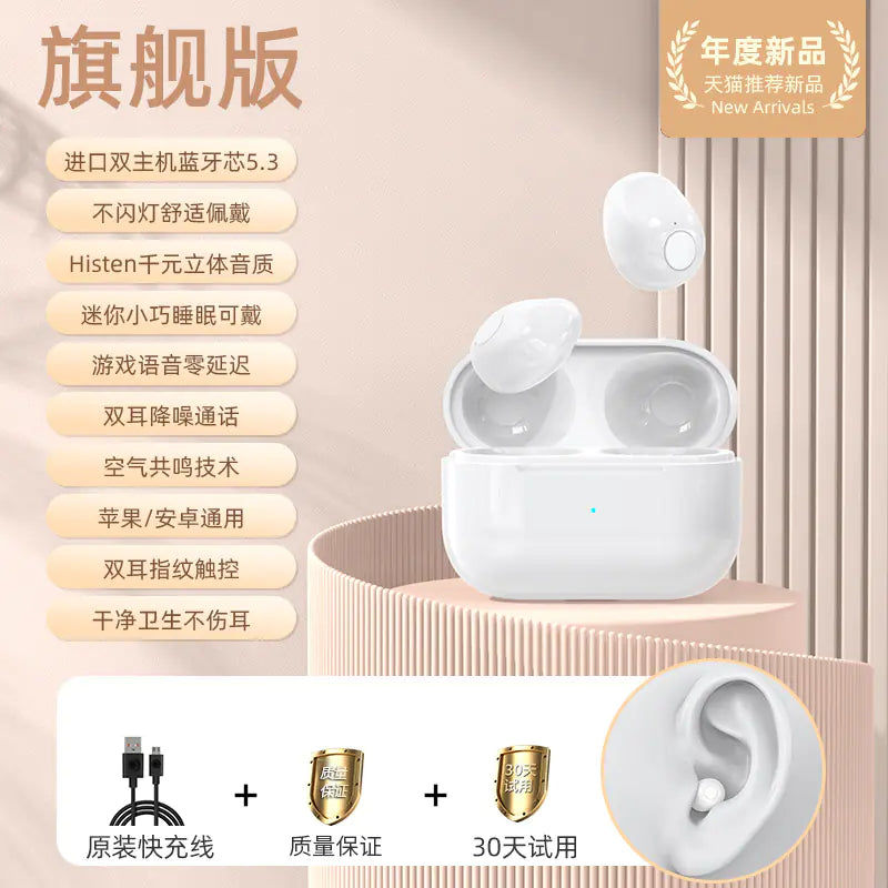 EchoMini Stealth – Invisible True Wireless Earbuds