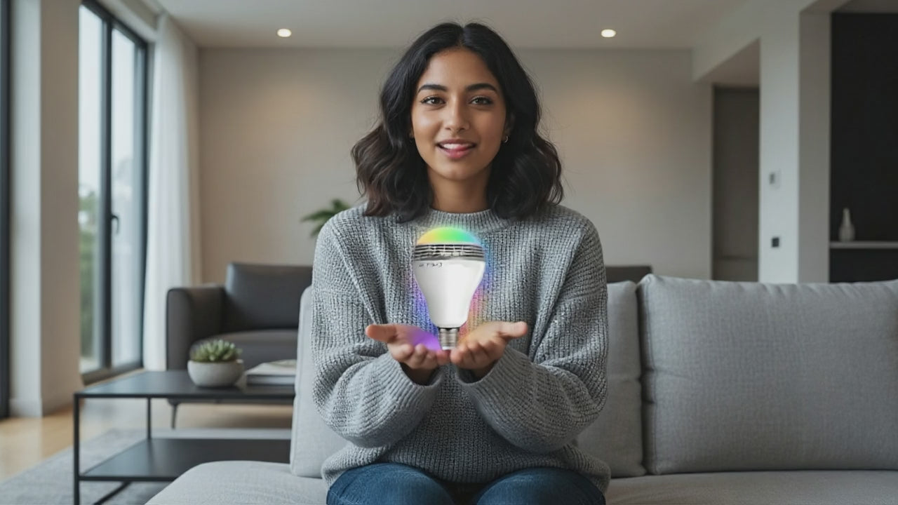 LED Smart Bulb with Built-In Speaker